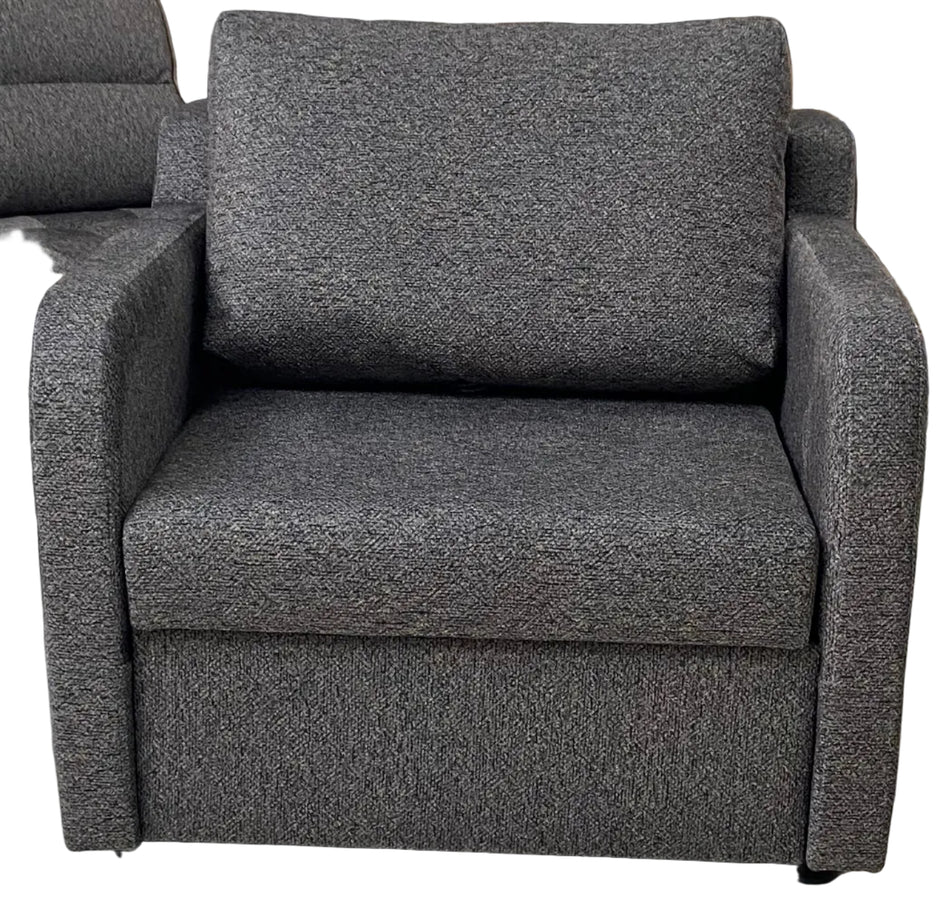 Soft tekli yatak olan refakatçi koltuğu 4