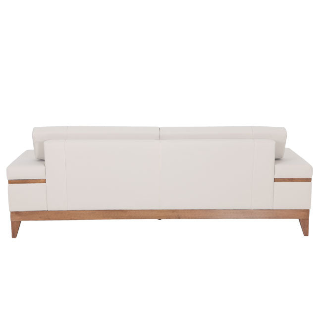 Clean Üçlü Ofis Kanepesi Krem 4