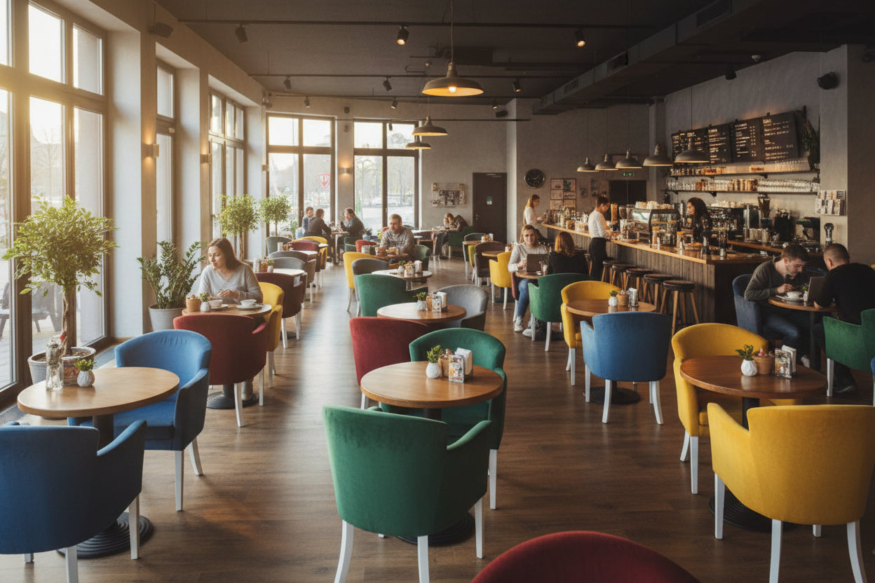 dubai tekli cafe koltuğu mavi 3