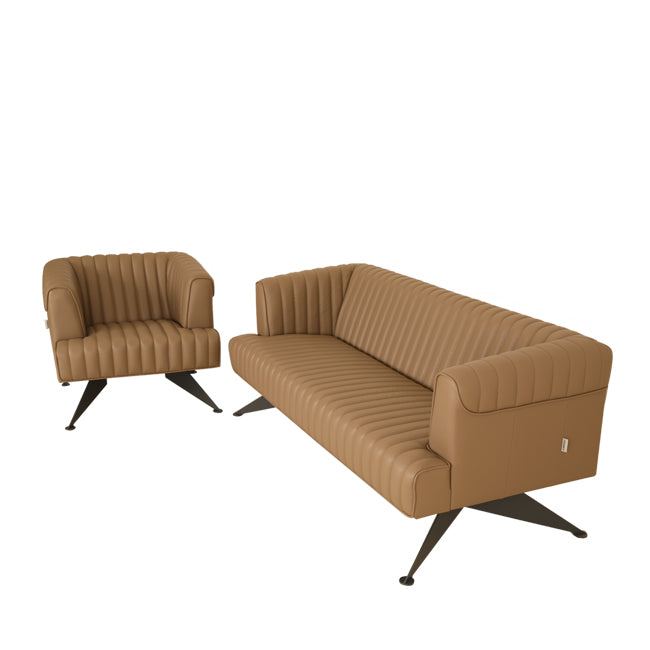 Elegan Ofis Koltuk Takımı Taba 3