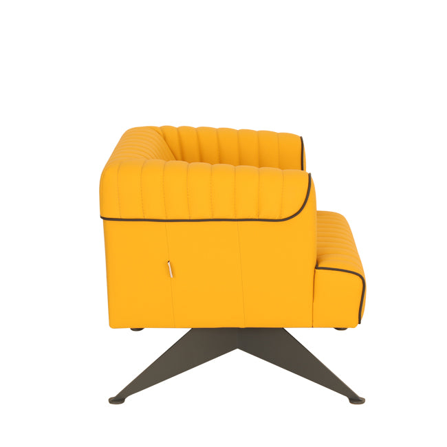 Elegan Tekli Ofis Koltuğu Sarı 3