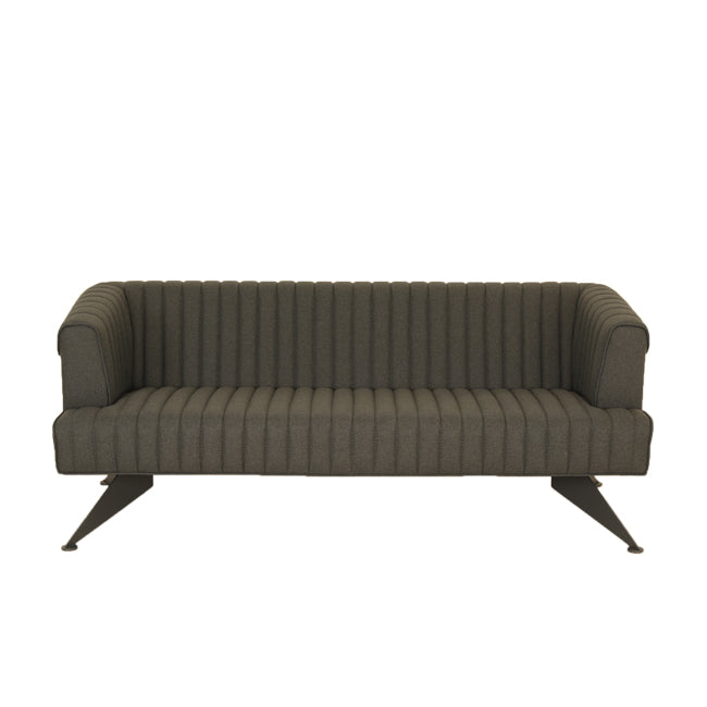 Elegan Üçlü Ofis Kanepesi Antrasit 2