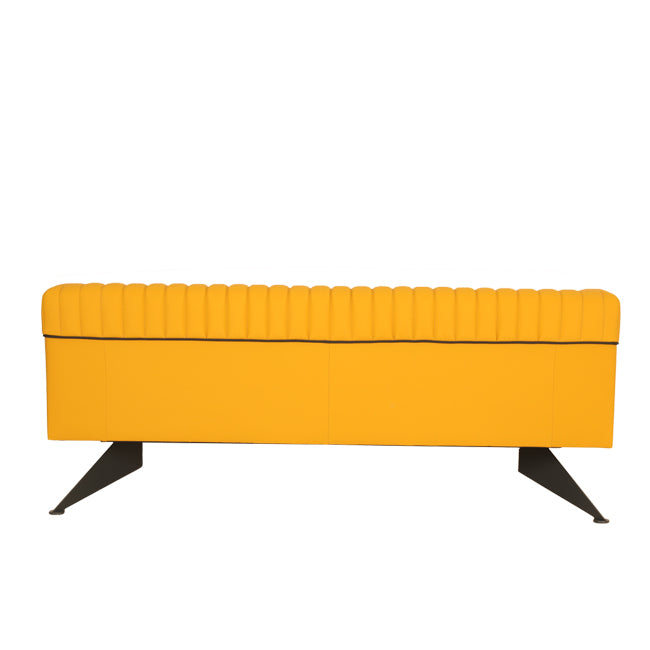 Elegan Üçlü Ofis Kanepesi Sarı 5