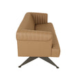 Elegan Üçlü Ofis Kanepesi Taba 3