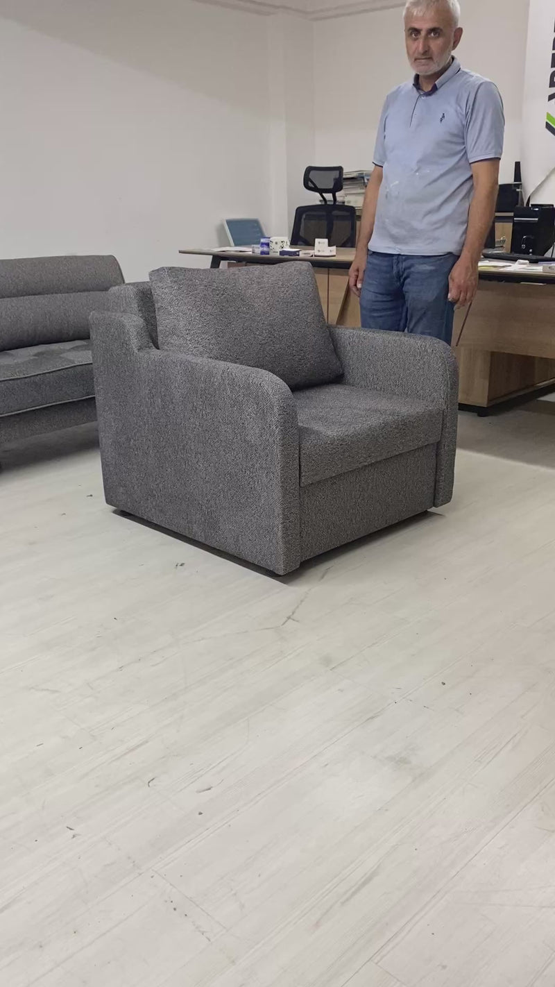 Soft tekli yatak olan refakatçi koltuğu 5 video